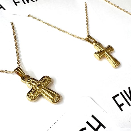 GOLD MOTIF CHARM LAYERING PENDANT