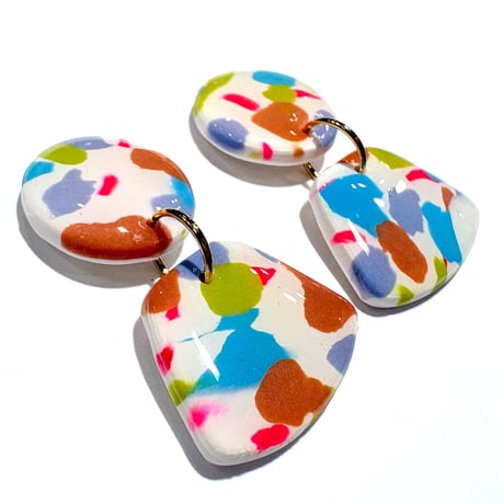 RETRO×MINI BAUMKUCHEN DANGLE ピアス/イヤリング