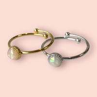 HOLOGRAM×TINY OVERLAP RING