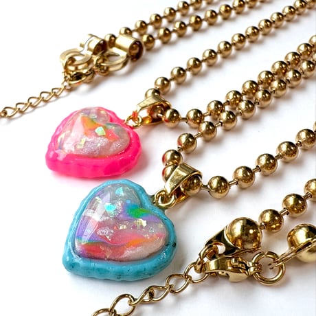 HOLOGRAM MIX×POP HEART PENDANT