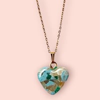 TURQUOISE LIKE×MINI HEART PENDANT