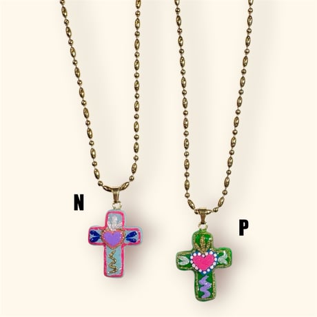 GOLD MEXICAN CROSS PENDANT
