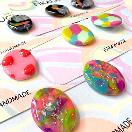 OVAL STUD ピアス/イヤリング
