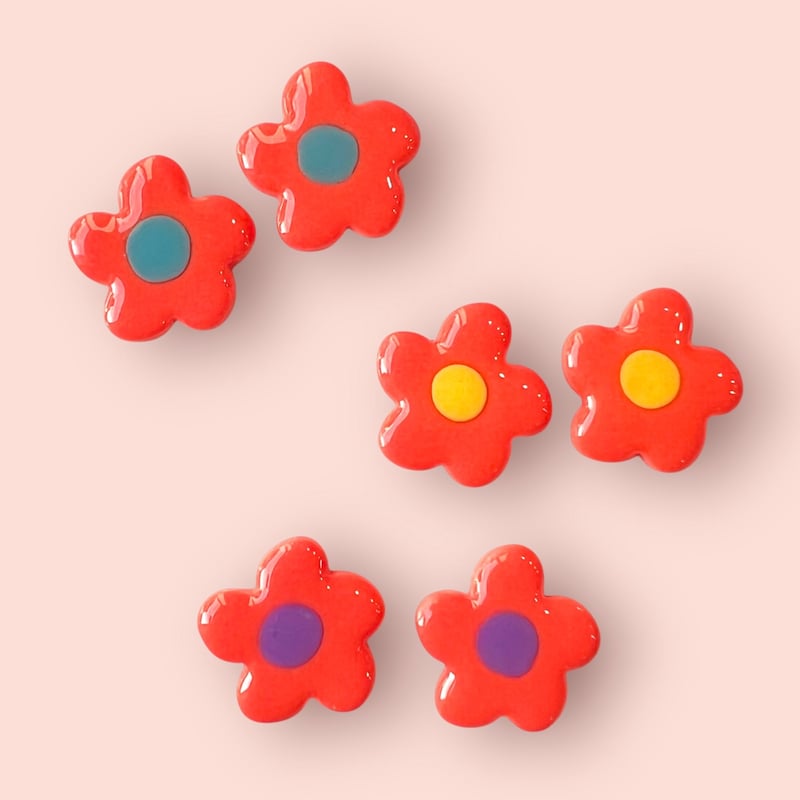 2024セール RETRO FLOWER×STUD ピアス/イヤリング | FIKALAUGH ピアス