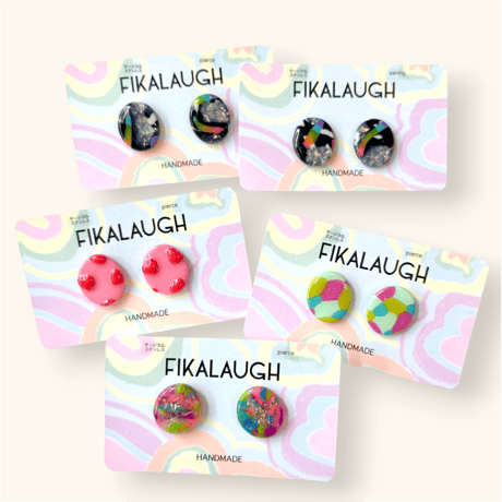 OVAL STUD ピアス/イヤリング