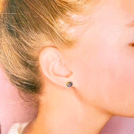 TINY CIRCLE STUD ピアス