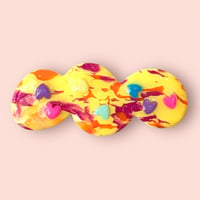 MOKUMOKU×YELLOW COLORFUL HEART HAIR CLIP