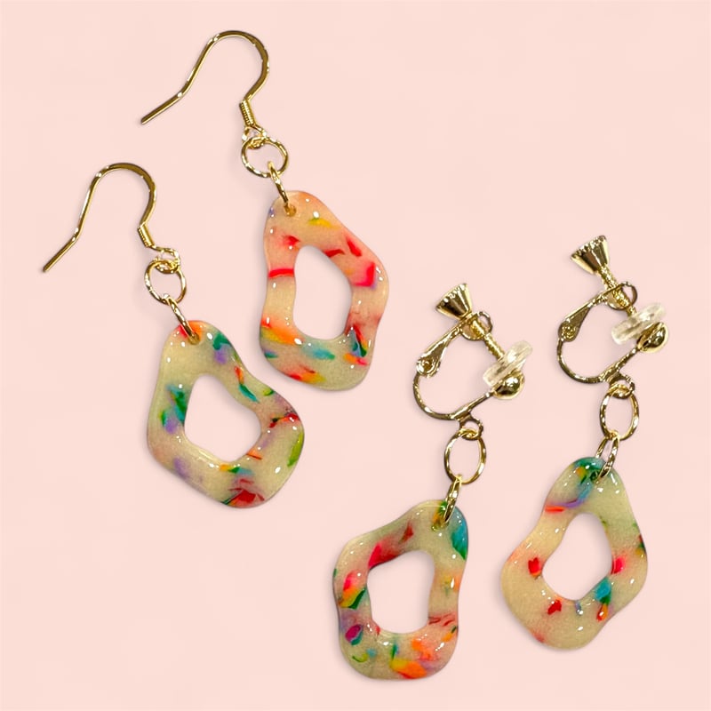 GLOW×MELT ZERO DANGLE ピアス/イヤリング | FIKALAUGH