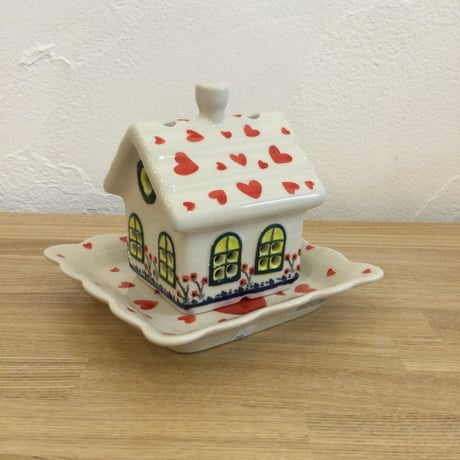 [バラ売り可] ポーリッシュポタリー 長方形のお皿 大 (赤花) ２個セット バラ売り可] ポーリッシュポタリー 長方形のお皿 大 (赤花) 2個