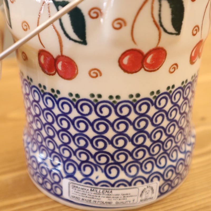 ミルク缶コンテナ（さくらんぼ）ミレナ | colorful