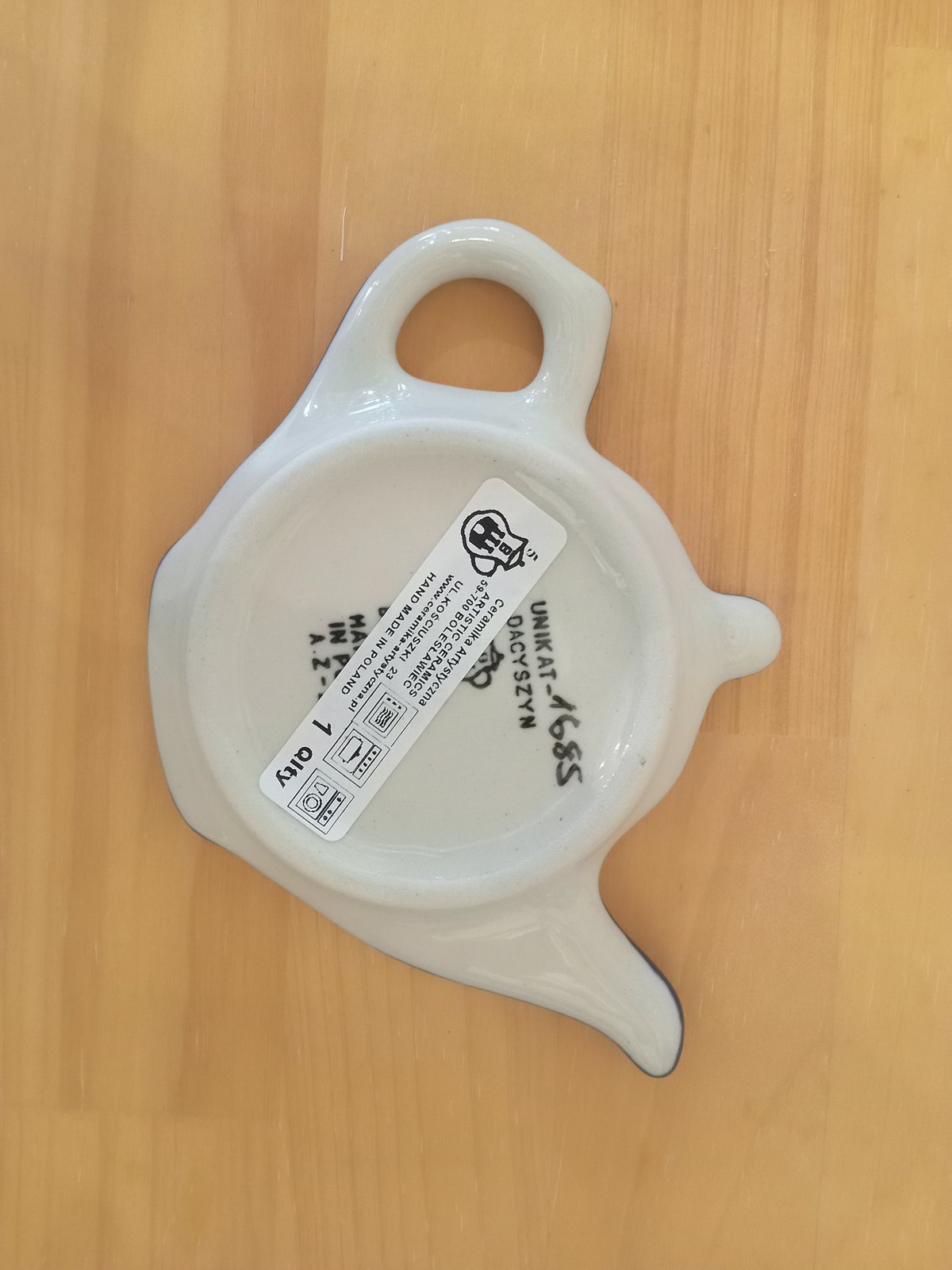 ティーバッグトレイ（青い花柄）セラミカ アルティスティッチナ | colorful