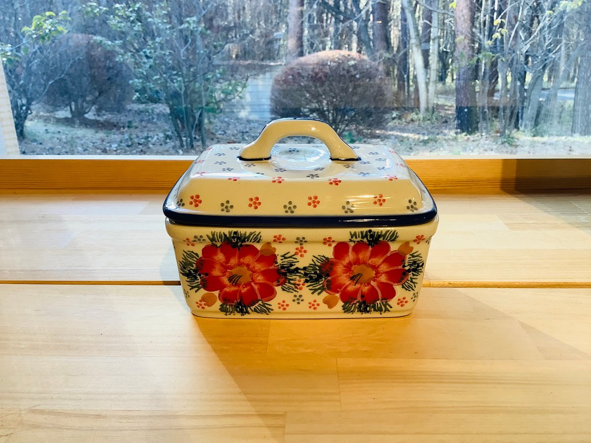 arcopal陶器花柄バターケース arcopal陶器花柄バターケース arcopal