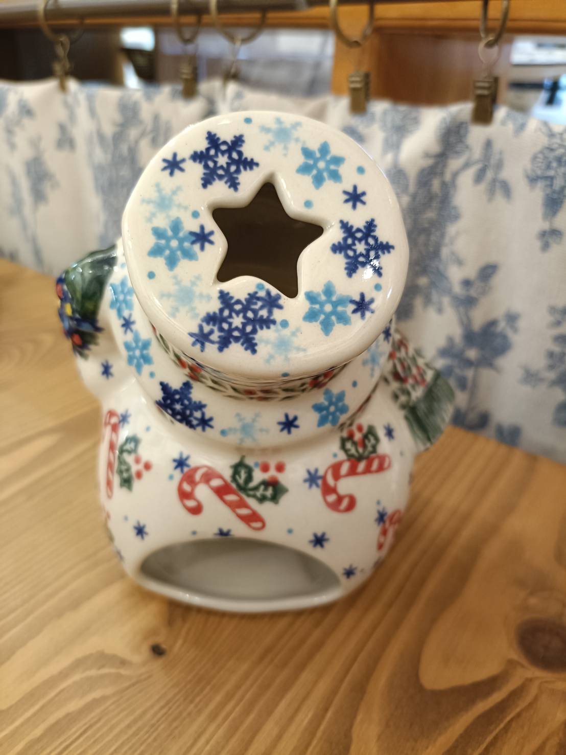 ポーランド食器　スノーマンキャンセルホルダー SnowManキャンドルホルダー（キャンディーステッキ）ヴェナ | colorful