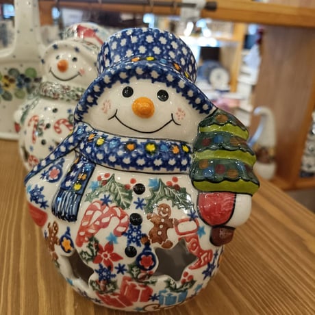 新品未使用　ポーリッシュポタリー　クリスマス　　ポーリッシュポタリー置物 今年のクリスマスにはぜひポーリッシュポタリーを✨【大切な人への