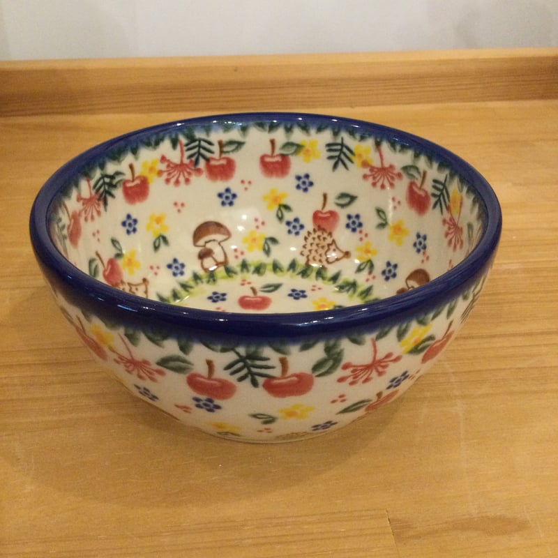 ヴィーナスボウル 13cm （ 青縁はりねずみ）ヴェナ | colorful