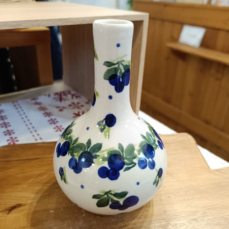 ポーリッシュポタリー　花器 花瓶[M1007-B1]【ポーリッシュポタリー[ポーランド食器・陶器