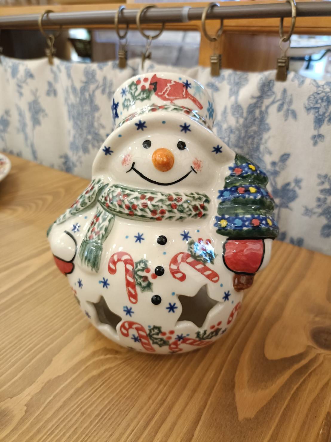 ポーランド食器　スノーマンキャンセルホルダー ポーランド食器 スノーマンキャンセルホルダー SnowManキャンドル