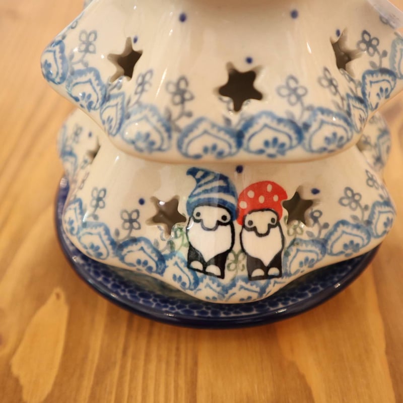 クリスマスツリーキャンドルホルダー（小人）セラミカ アルティ