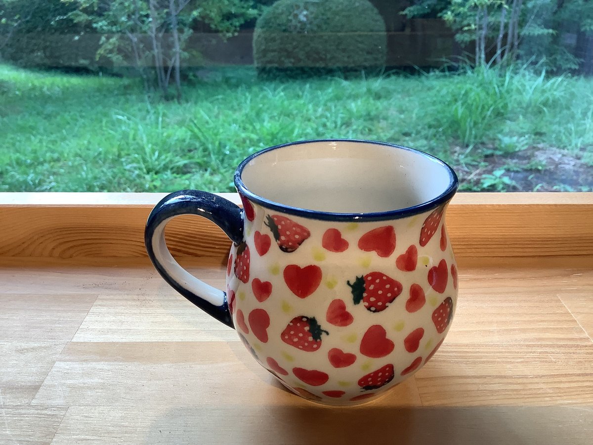 ポーランド食器、ポーリッシュポタリー、マリアンナ 苺、ポーランド