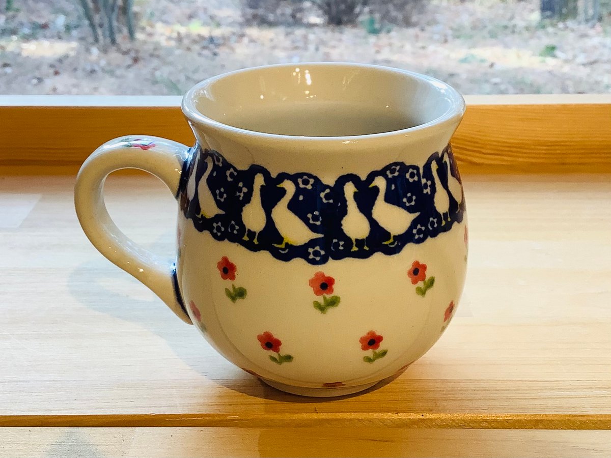 Manufaktura アヒル柄 大鉢 24cm ポーリッシュポタリー Manufaktura アヒル柄 大鉢 24cm ポーリッシュポタリー