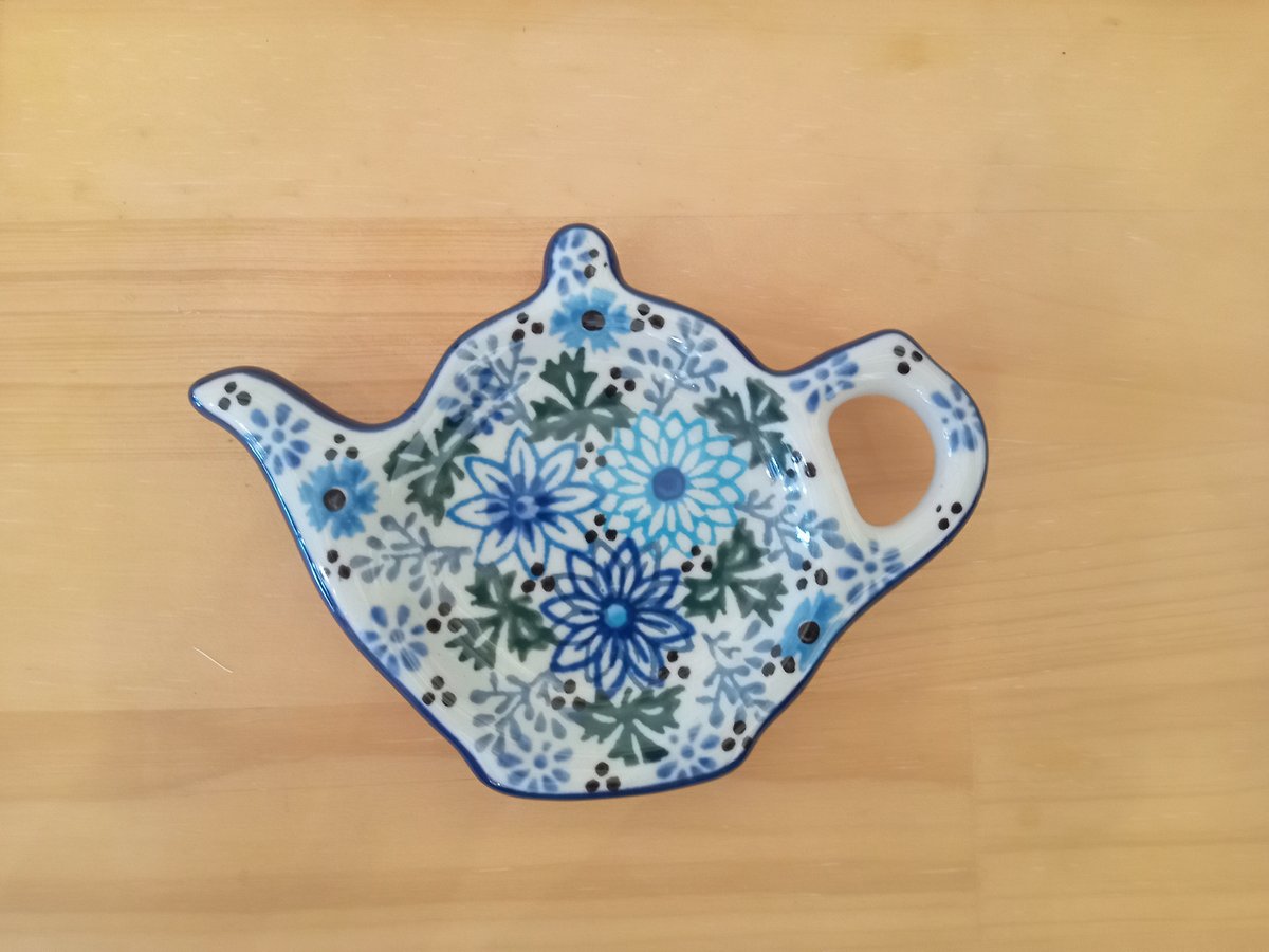 ティーバッグトレイ（青い花柄）アルティスティッチナ | colorful