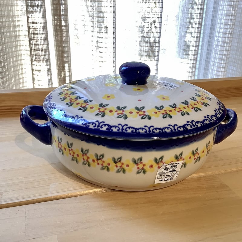 ポーリッシュポタリー＊蓋付きキャセロール ポーリッシュポタリー＊蓋付きキャセロール