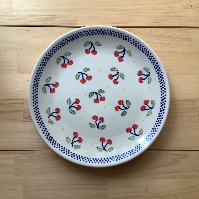 プレート22cm（さくらんぼ）マヌファクトゥラ | colorful