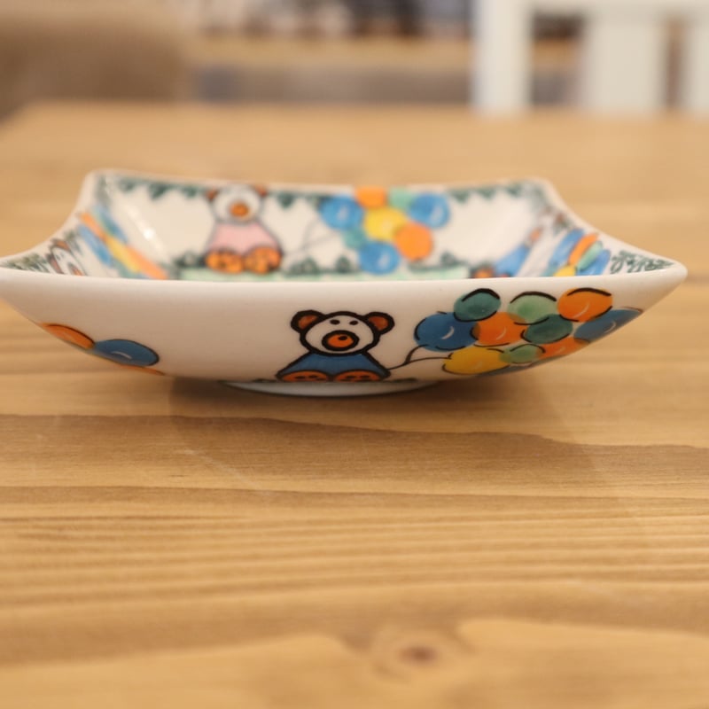 新品　レア　ポーリッシュポタリー 風船くま　ミニボウル　ポーランド食器 ポーリッシュマグ 小（くま風船） | colorful