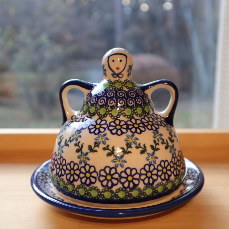 ♪♪♪レア♪♪♪ 未使用⭐チーズレディ(特大)⭐ポーリッシュポタリー ポーリッシュポタリーチーズレディ