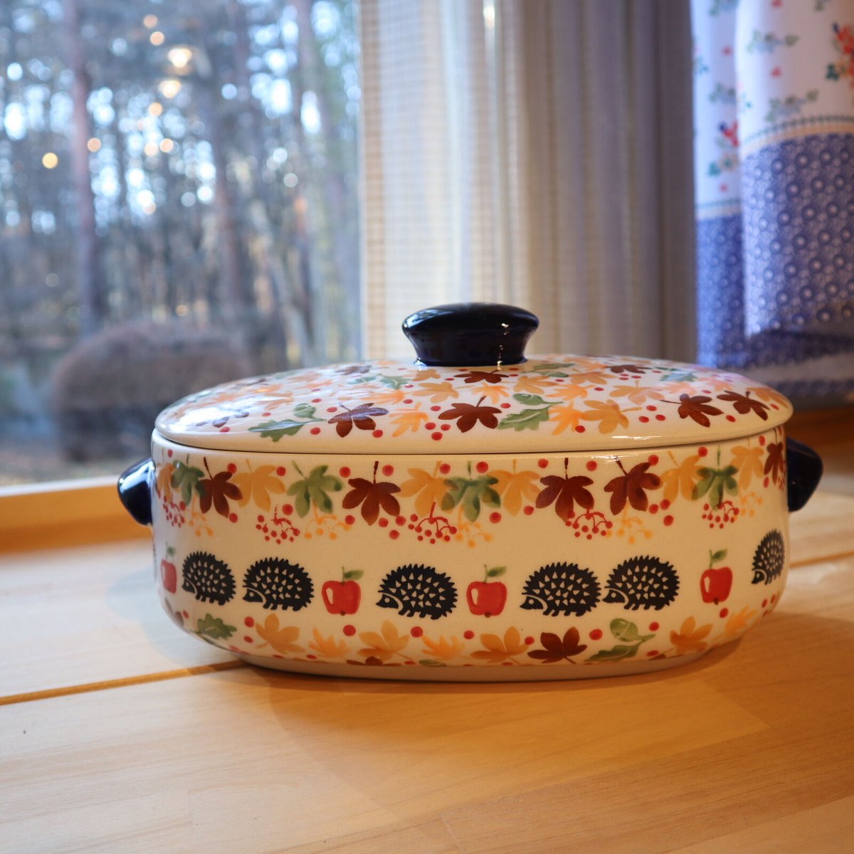 ★未使用品 希少 ポーリッシュポタリ-オーブン皿蓋付き★ fit=scale-down,w=1200