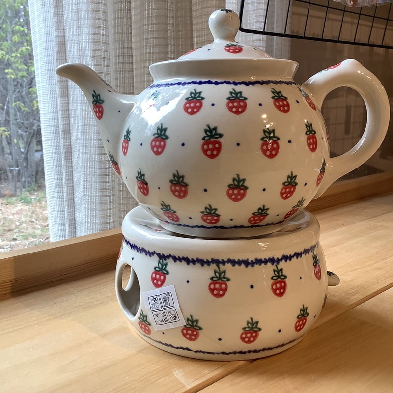 ポーリッシュポタリー ティーポット＆ポットウォーマー