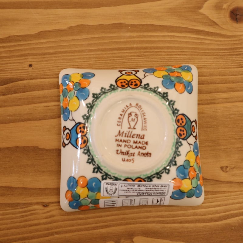 新品　レア　ポーリッシュポタリー 風船くま　ミニボウル　ポーランド食器 ポーリッシュマグ 小（くま風船） | colorful