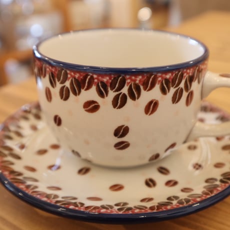 カップ＆ソーサー（コーヒー豆）セラミカ　アルティスティッチナ