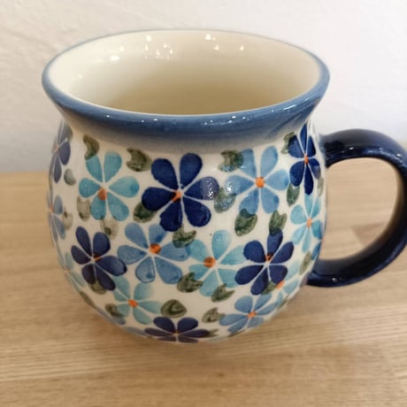 ポーリッシュポタリー　湯呑み　4個 ポーリッシュポタリー 湯呑み 4個