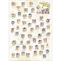 齋藤陽道「せかいはことば 写真&手話ポスター」手話ポスター《しゅわわんなせいかつ》