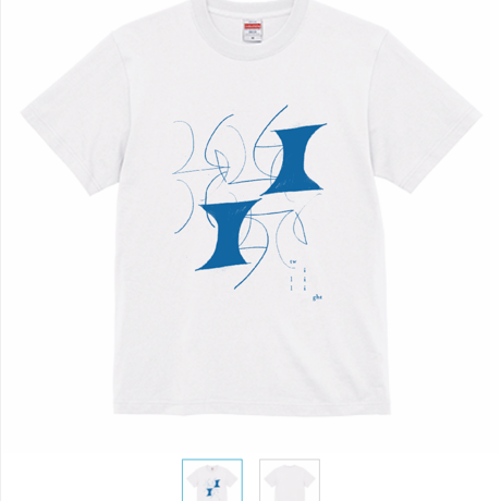 オリジナルTシャツ「i,wind,light」（ササキエイコ）