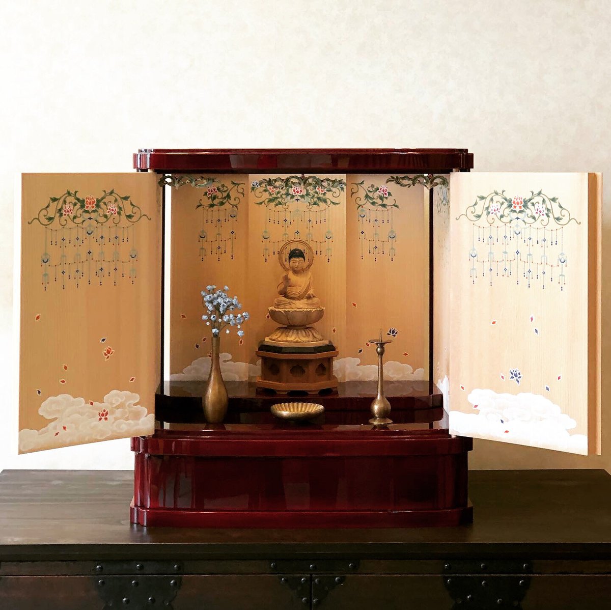 【2024新春福袋】 日本最大の 美術品 置物（東京仏壇 銅 細工 小さな仏壇 工芸品 工芸品