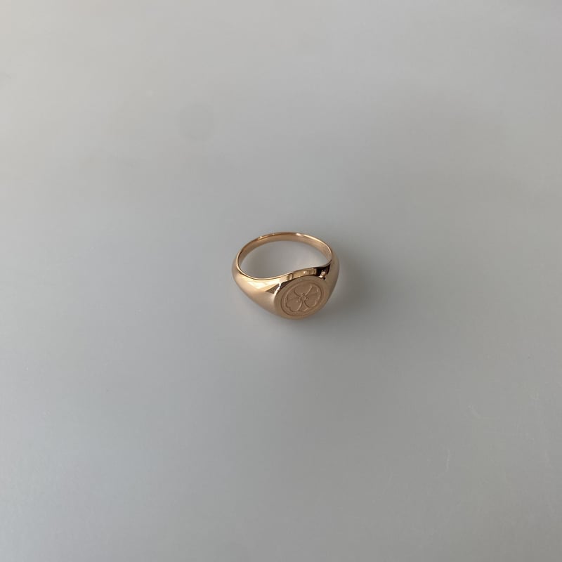 sharanpoi 家紋シグネットリングK18PG | CISON STORE