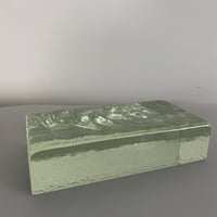 ガラスオブジェ ripple brick L