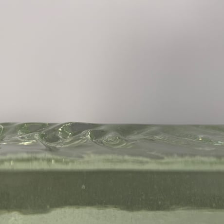 ガラスオブジェ ripple brick L