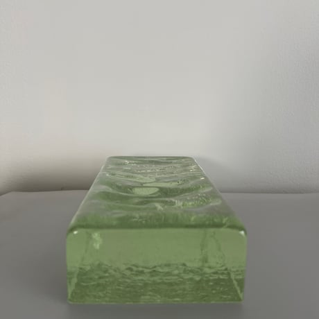ガラスオブジェ ripple brick L