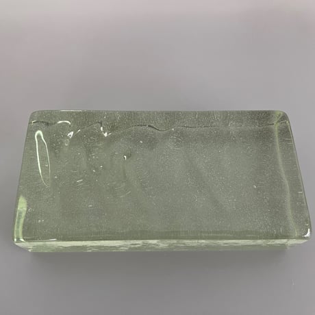 ガラスオブジェ ripple brick L