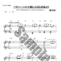 222.パガニーニの主題による狂詩曲より（小型ハープソロ）