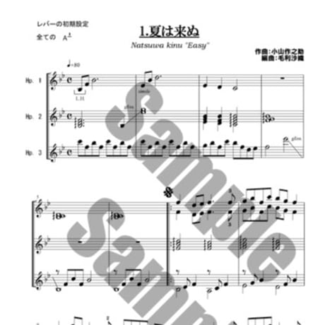 11.やさしいハープトリオ 夏の曲集