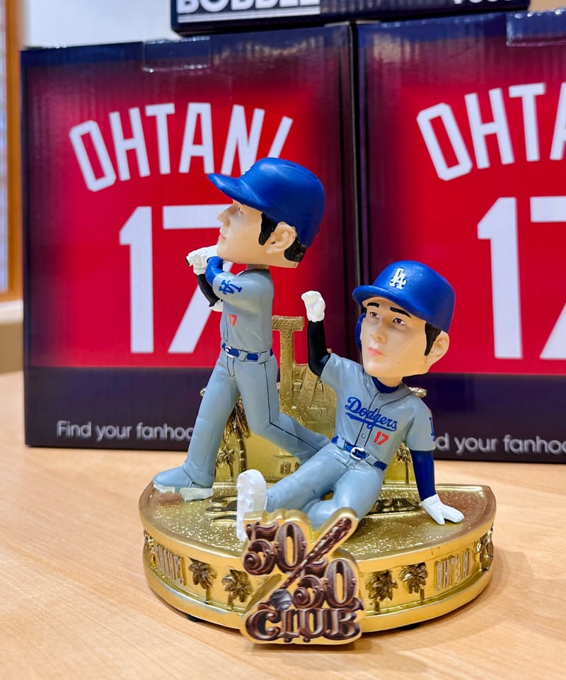 大谷翔平 ボブルヘッド【限定10000個生産 FOCO社 シリアルナンバー付】 世界限定10,000個】打者&走者大谷ボブルヘッド@FOCO社 | 布澤呉服店