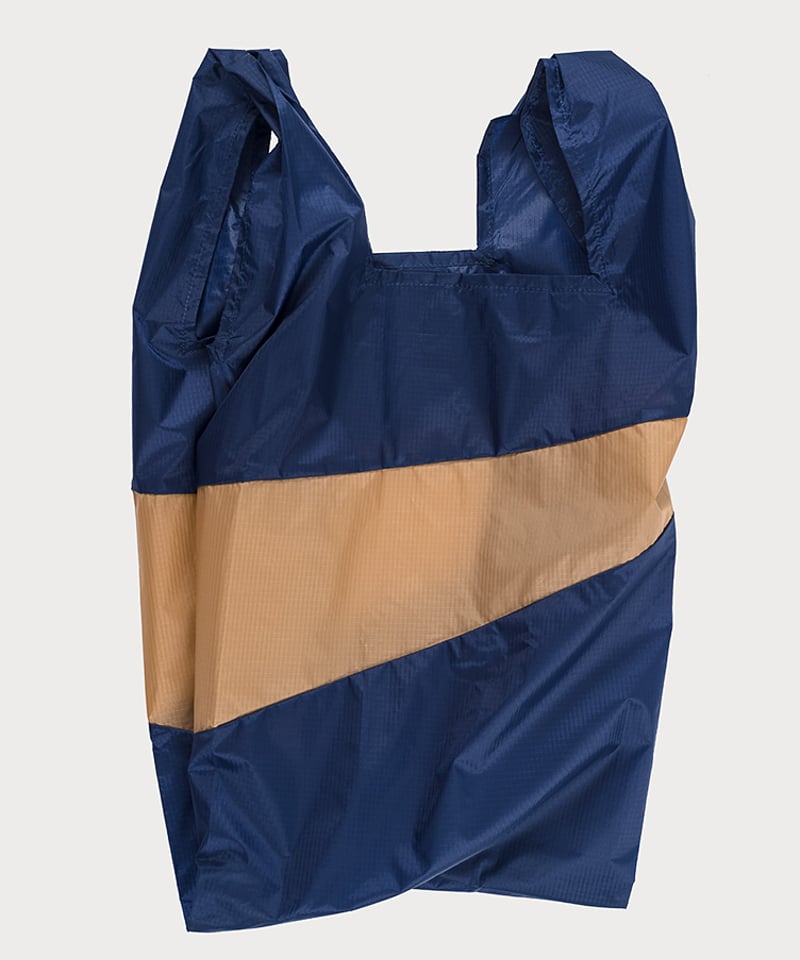 スーザンベル / ショッピングバッグ Navy & Camel【Forever】 | 淡雪co