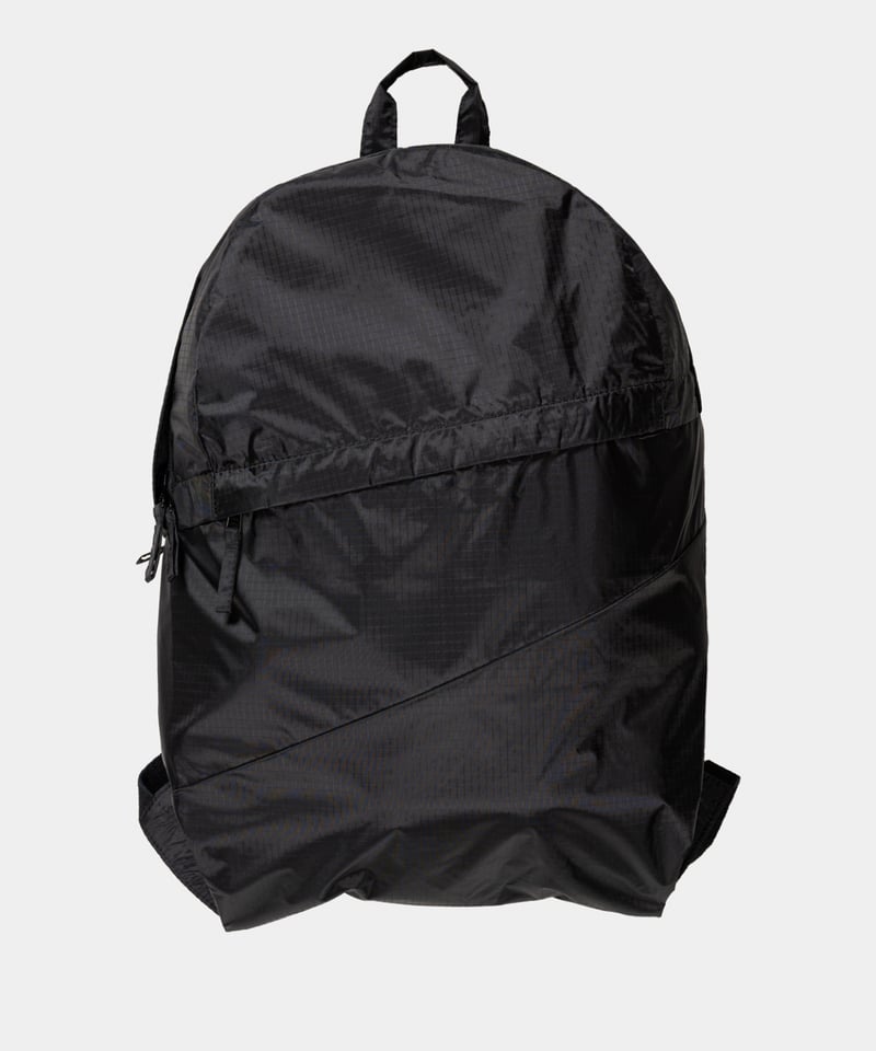 スーザンベル / 折り畳めるバックパック Black & Black【Recollection