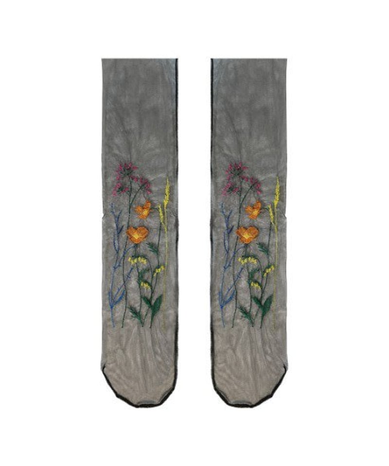【新品】FAKUI フラワー刺繍シーアーソックス（黒） 158756633.jpg?cmsp_timestamp=