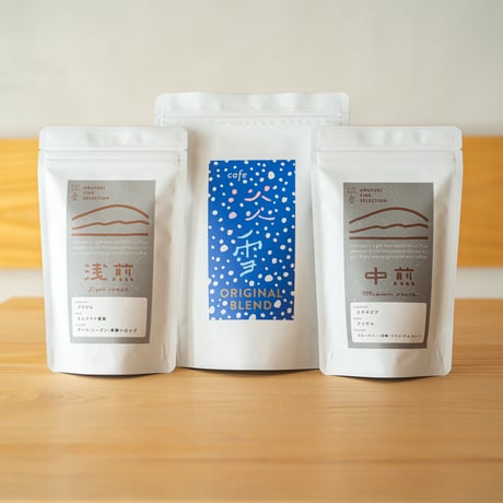 バリスタ厳選コーヒー豆セット おまかせ3種 (200g+100gx2)