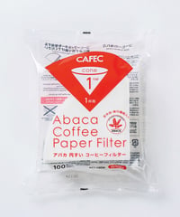 【CAFEC】アバカペーパーフィルター 1杯用 100枚入